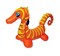 Swim Central Inflatable Orange and Yellow Jumbo Ride on Seahorse Swimming Pool Float, 75-Inch